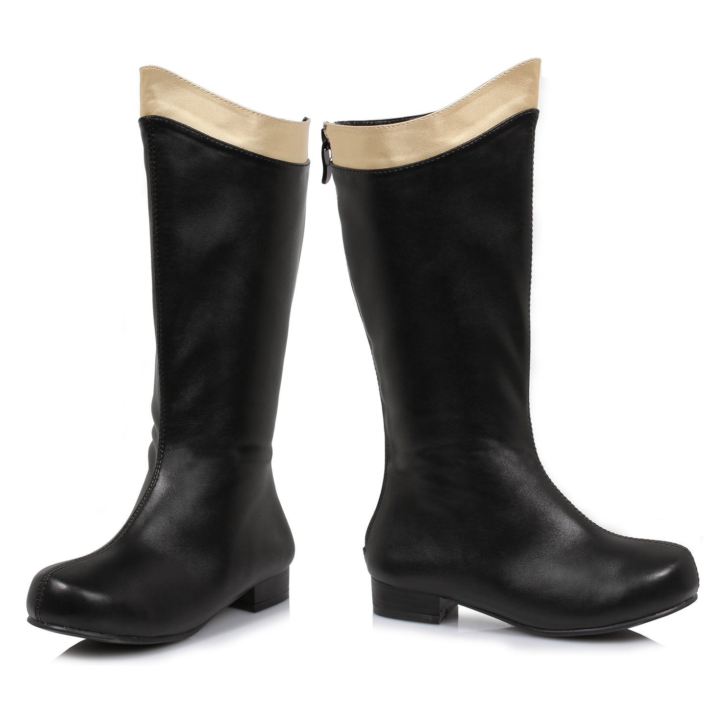 101-SUPER 1031 Shoes 1" Heel Superhero Boot. Children KNEE HIGH