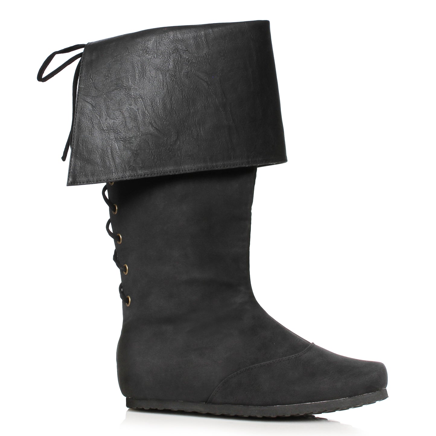 119-BRISTOL 1031 Shoes 1" Men's Boot with Laces in Back FLATS KNEE HIGH