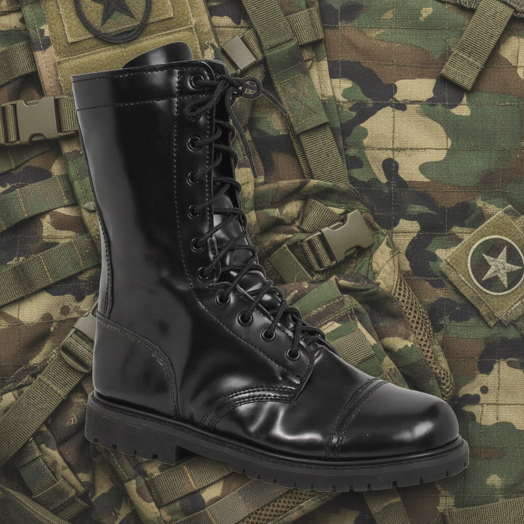 121-RANGER 1031 Shoes 1" Combat Boot. Mens ANKLE BOOT