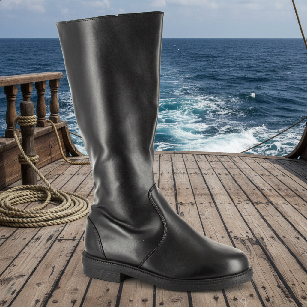 125-MATEY 1031 Shoes 1"Heel (Mens Sizes) KNEE HIGH