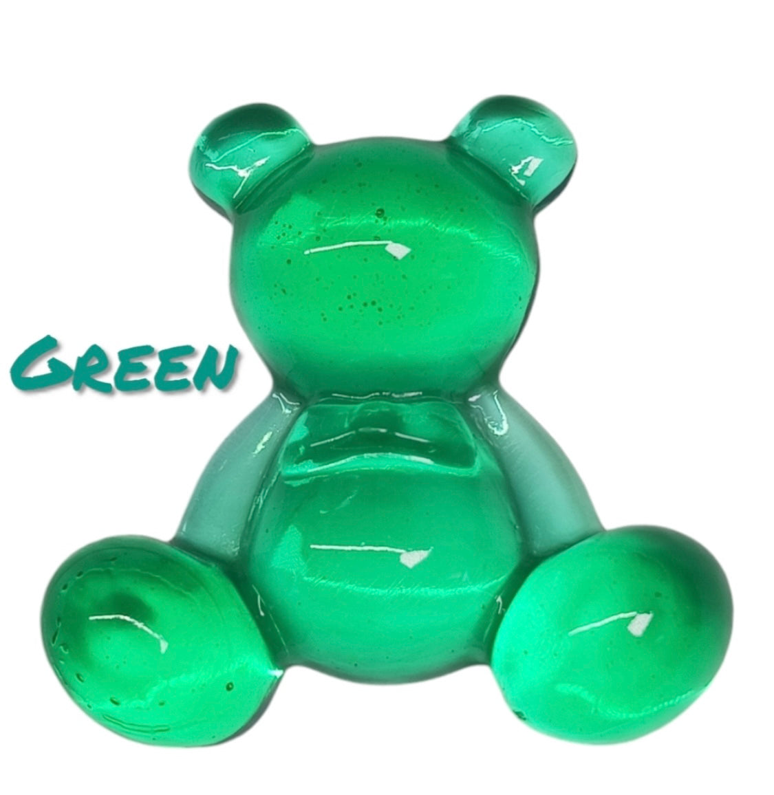 Green Resin Bear