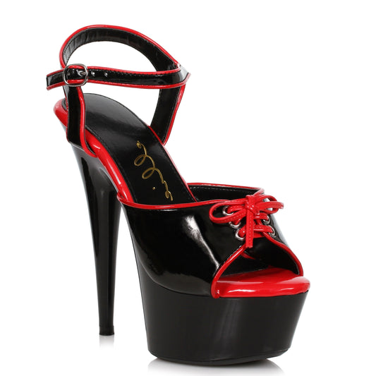 609-TANYA Ellie Shoes 6" Pointed Stiletto Two Tone Sandal. EXTENDED S 6 INCH HEEL SALES 6 IN