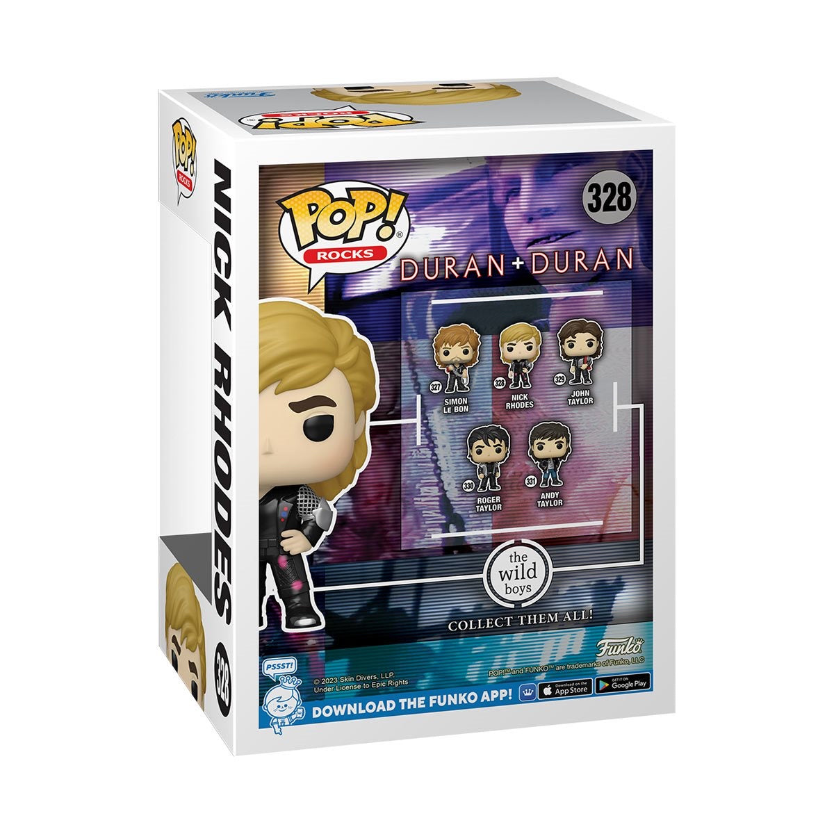 Duran Duran Wild Boys Nick Funko Pop! Vinyl Figure #328 Music Bands Hip Crypt Entertainment Earth