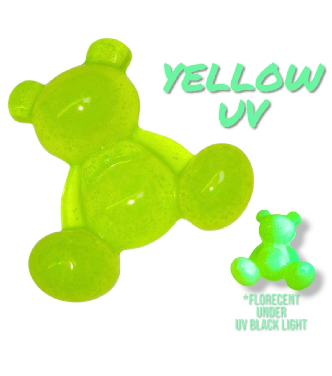 Yellow UV Resin Bear