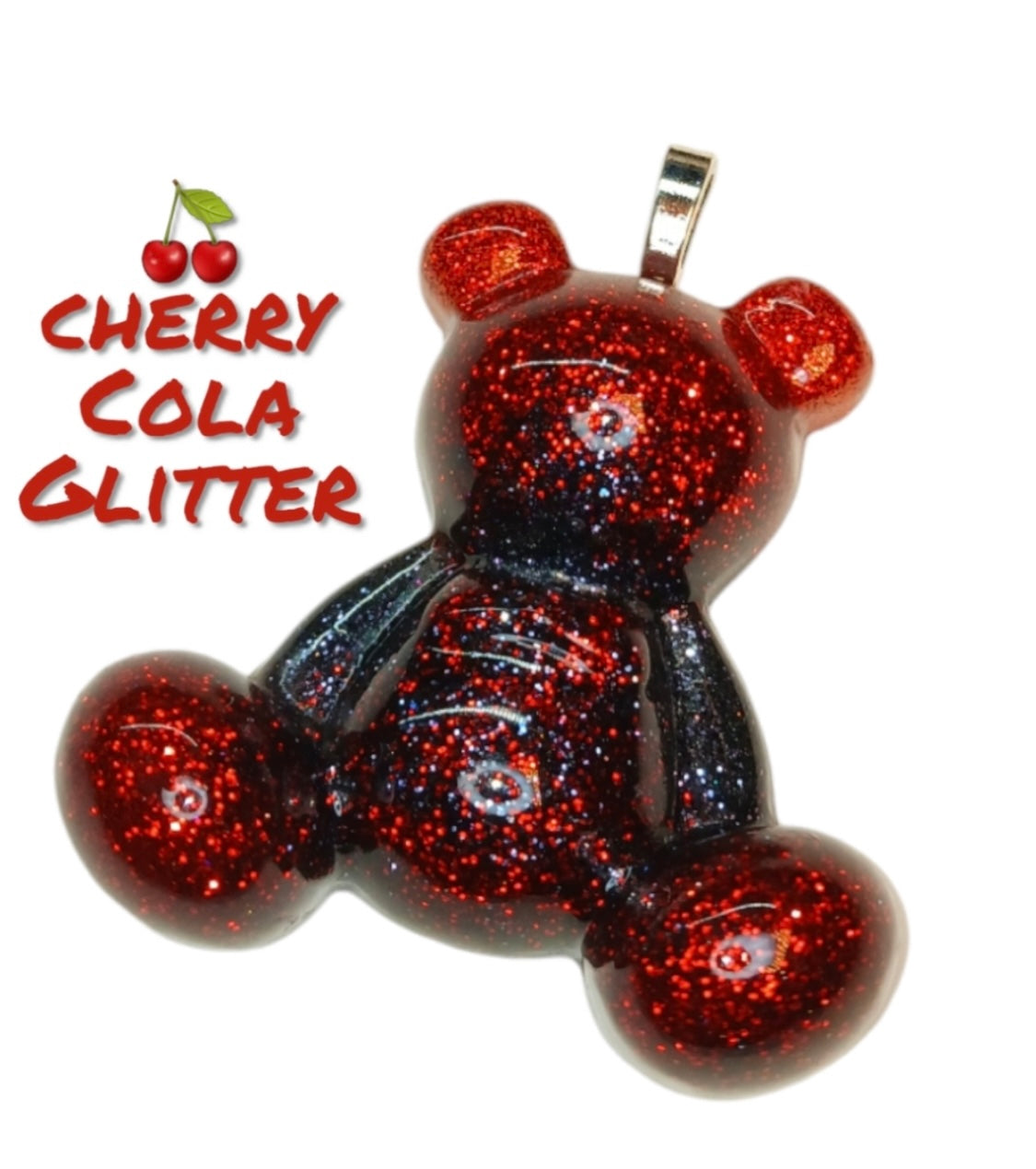 Cherry Cola Resin Bear