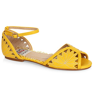 BP100-AGNES Flat Sandals With Strap And Detailed Stitching