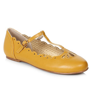 BP100-MAILA Flat T-Strap Shoe