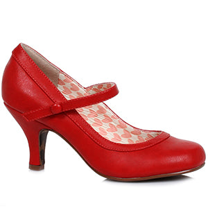 BP320-BETTIE 3" Retro Mary Jane Heel