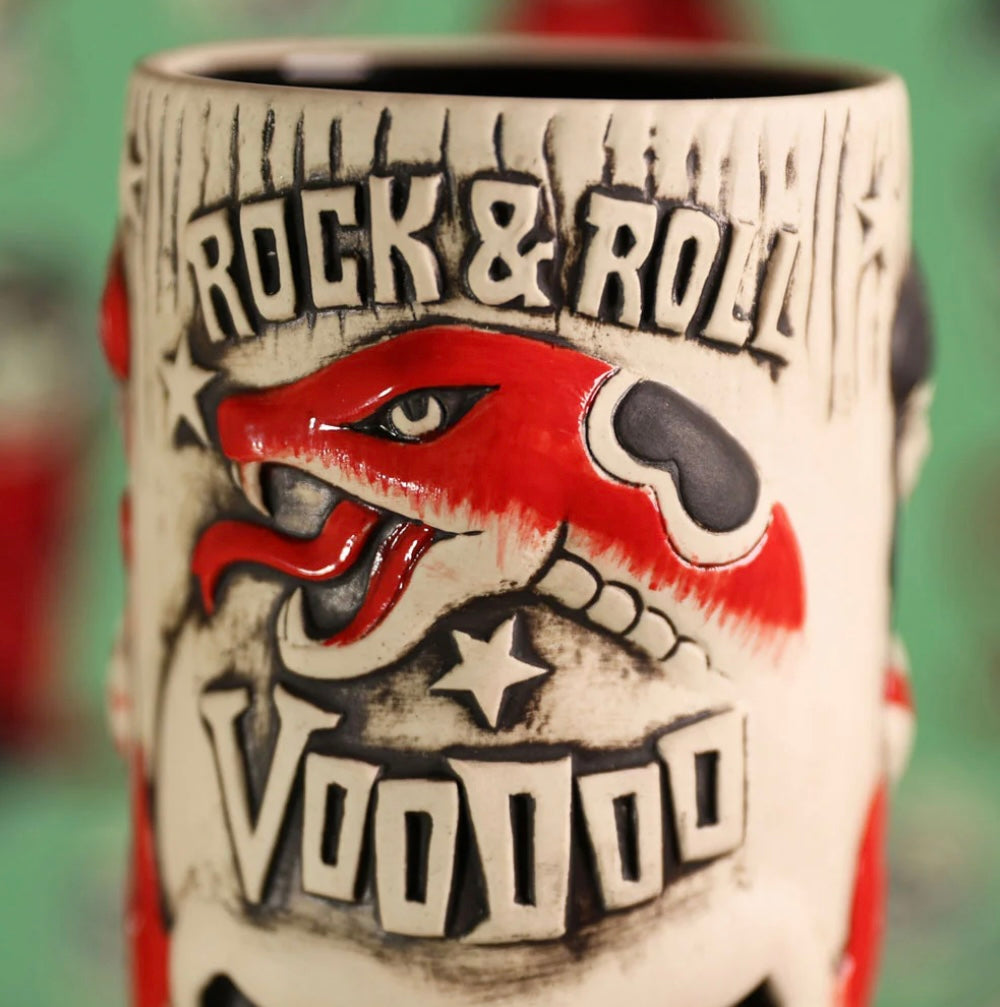 Vince Ray’s Voodoo Idol Tiki Mug Tiki Farm Hip Crypt Tiki Tiki Oasis Tiki Caliente Mugs Cocktails Rockabilly Psychobilly Barware Glassware VLV Viva Las Vegas