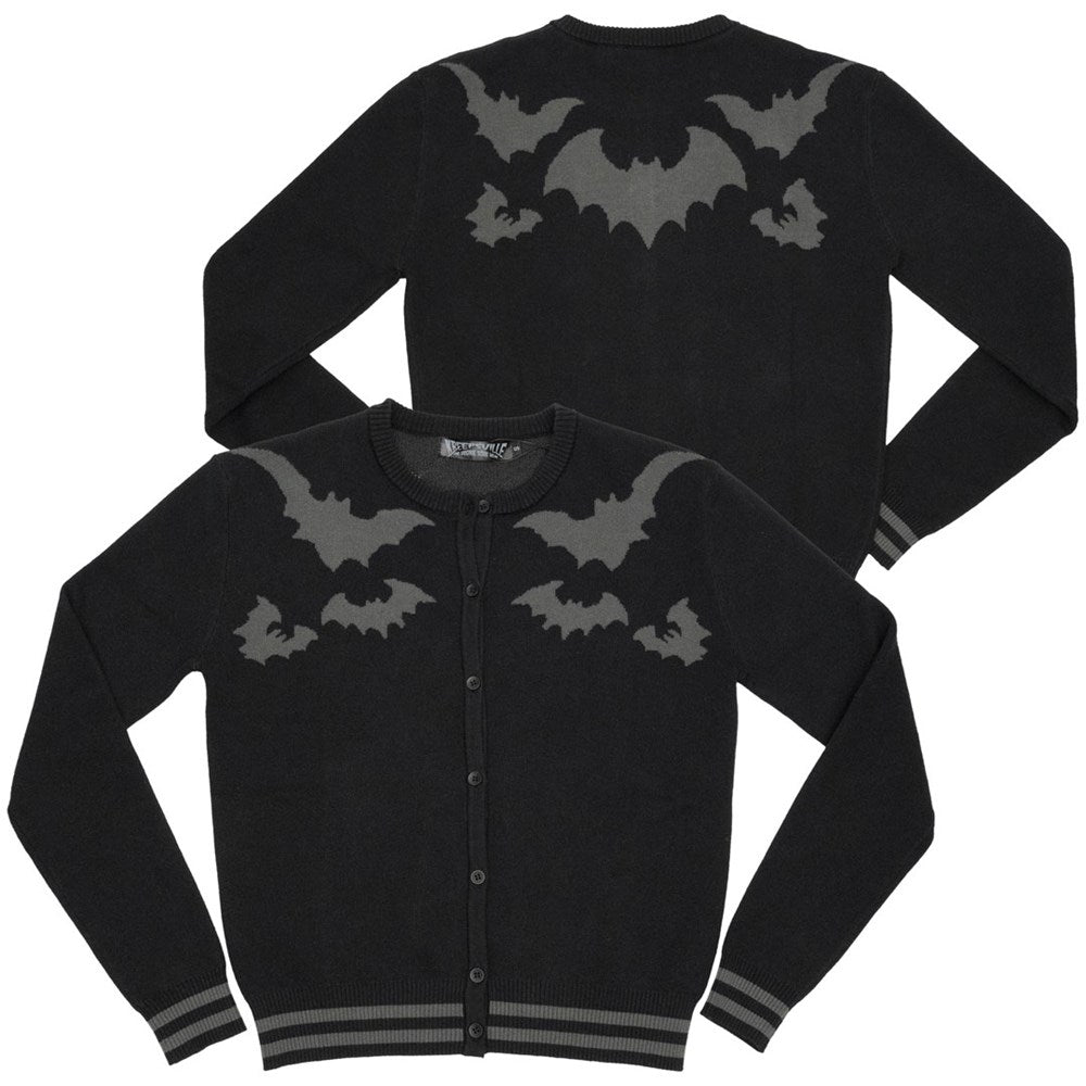 Bat Flock Grey Cardigan