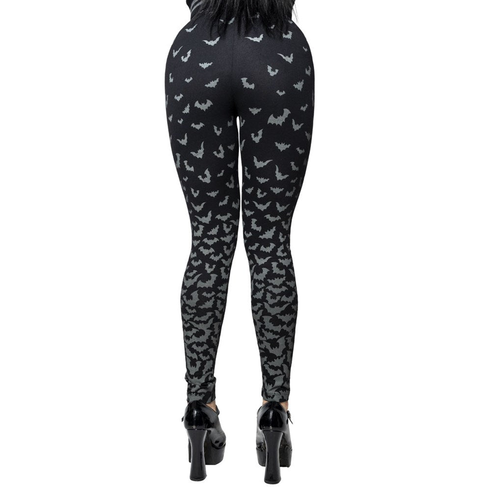 Bat Repeat Gradient Leggings
