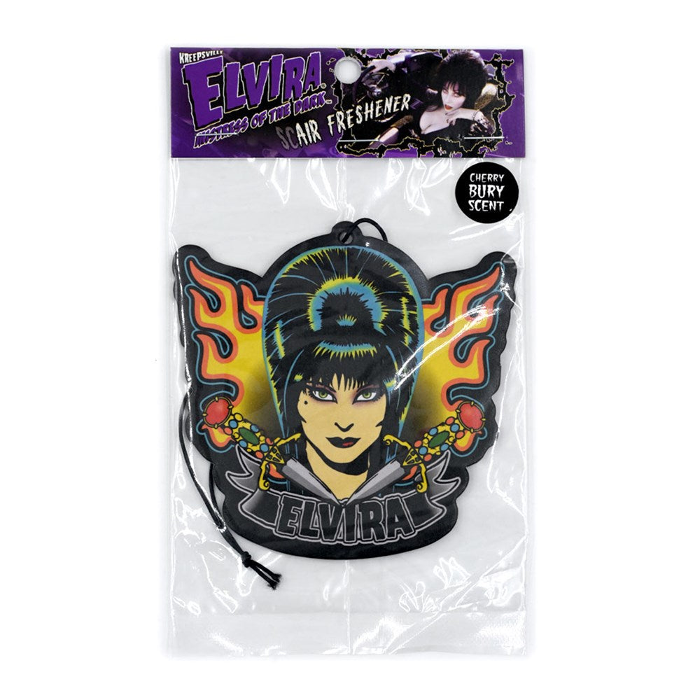 Elvira Tattoo Flames Air Freshener