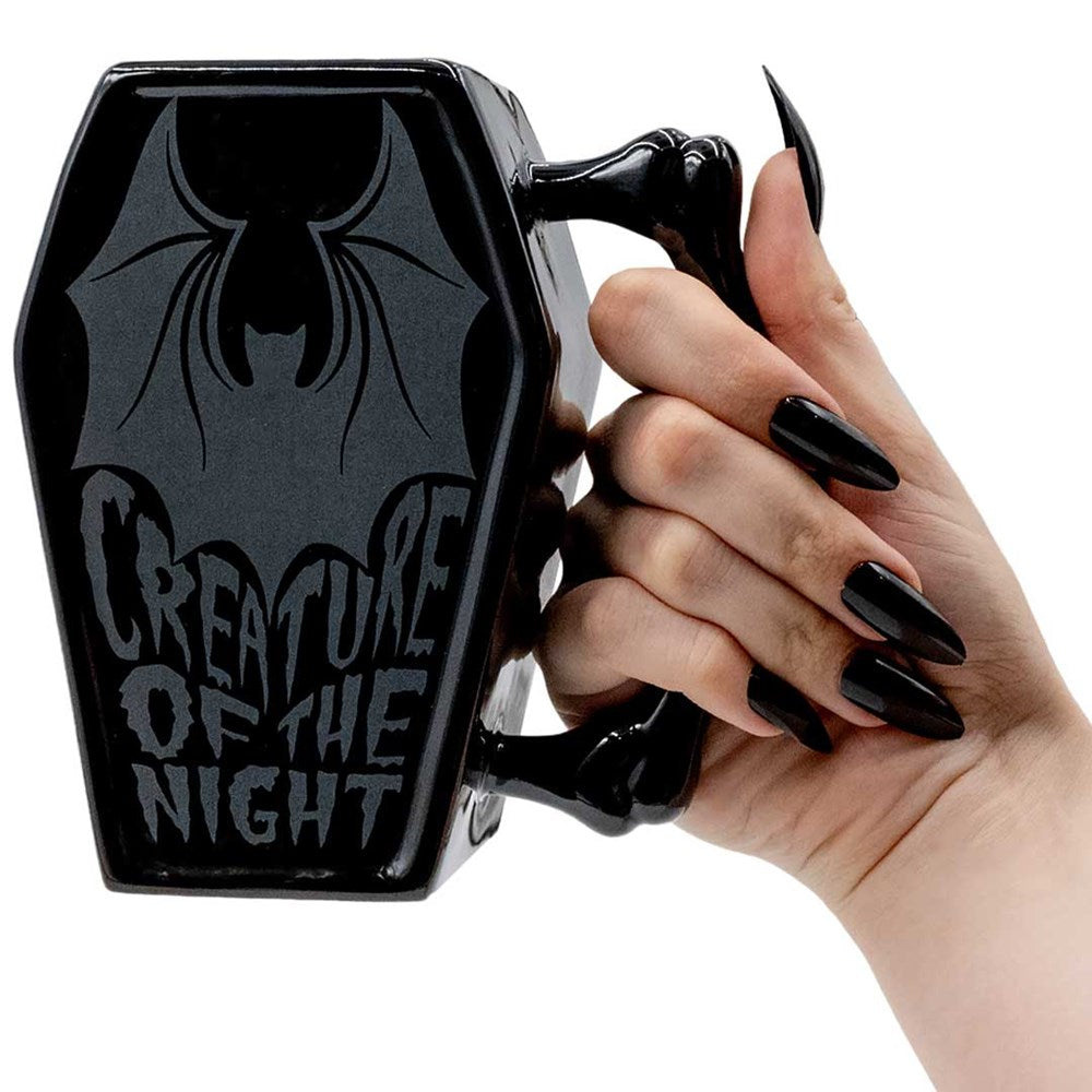Creature Of The Night Coffin Mug