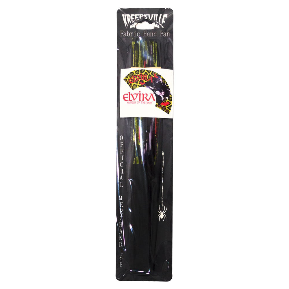 Elvira Leopard Fabric Fan