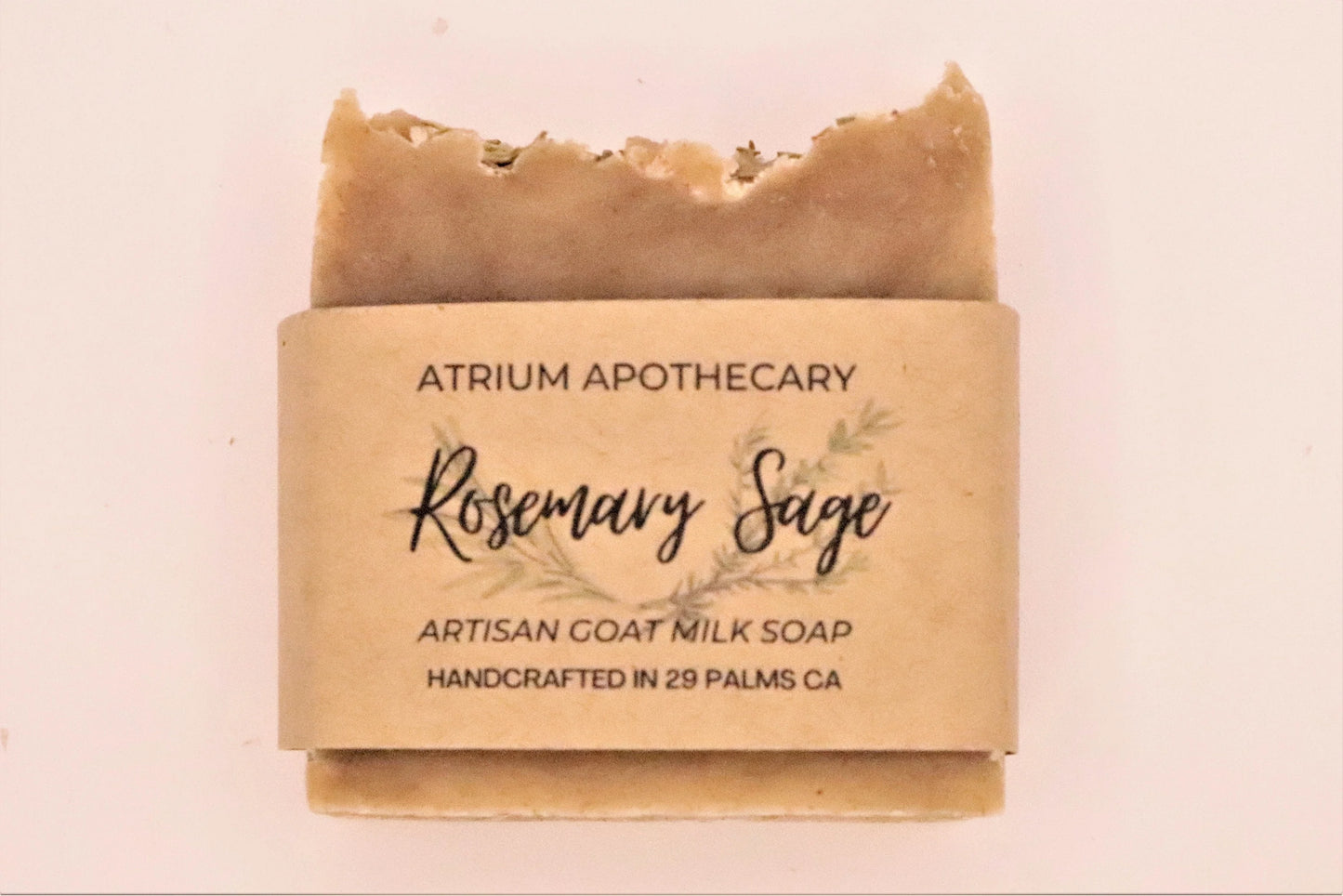 Rosemary Sage Artisan Handmade Soap Hip Crypt Atrium Apothecary