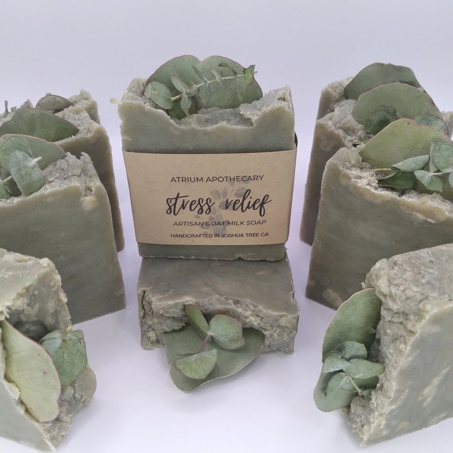 Stress Relief Handmade Artisan Soap Hip Crypt Atrium Apothecary