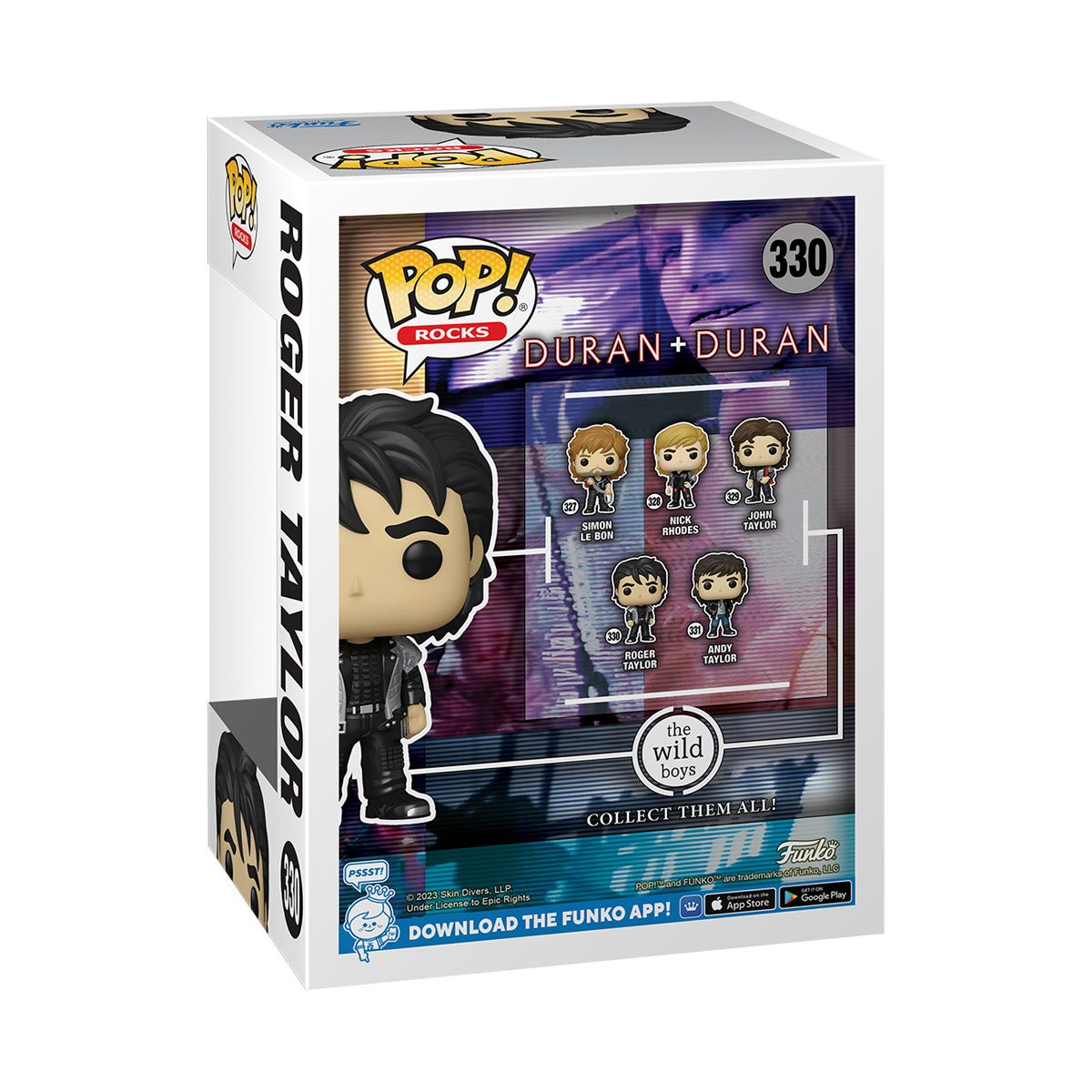 Duran Duran Wild Boys Roger Funko Pop! Vinyl Figure #330 Music Bands Hip Crypt Entertainment Earth