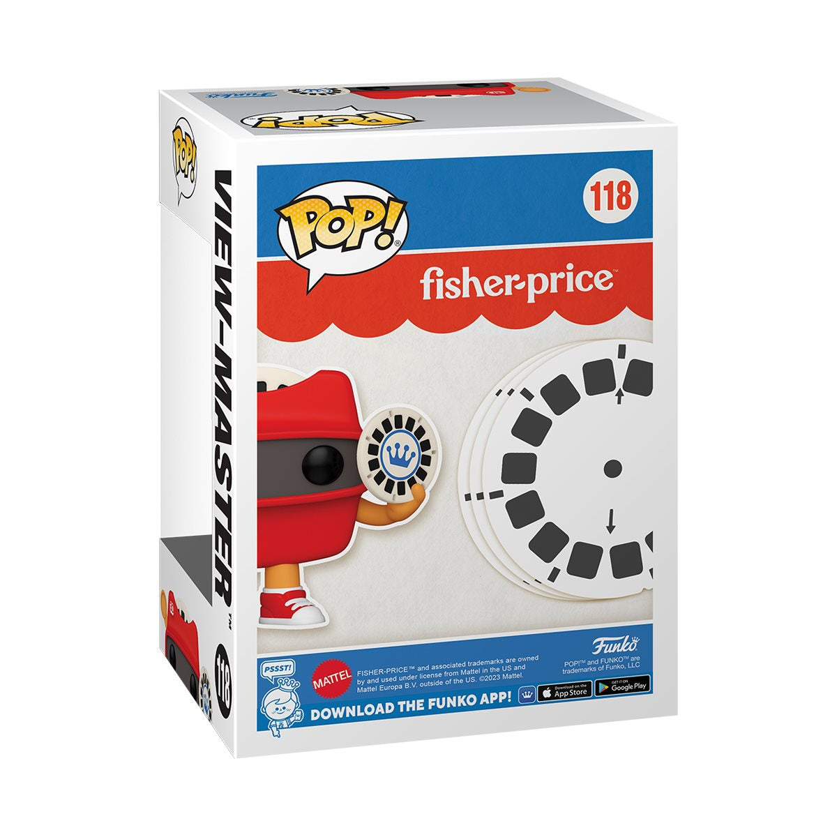 Retro Toy View-Master Funko Pop! Vinyl Figure #118 Collectibles Nostalgia Toys Fischer Price Hip Crypt