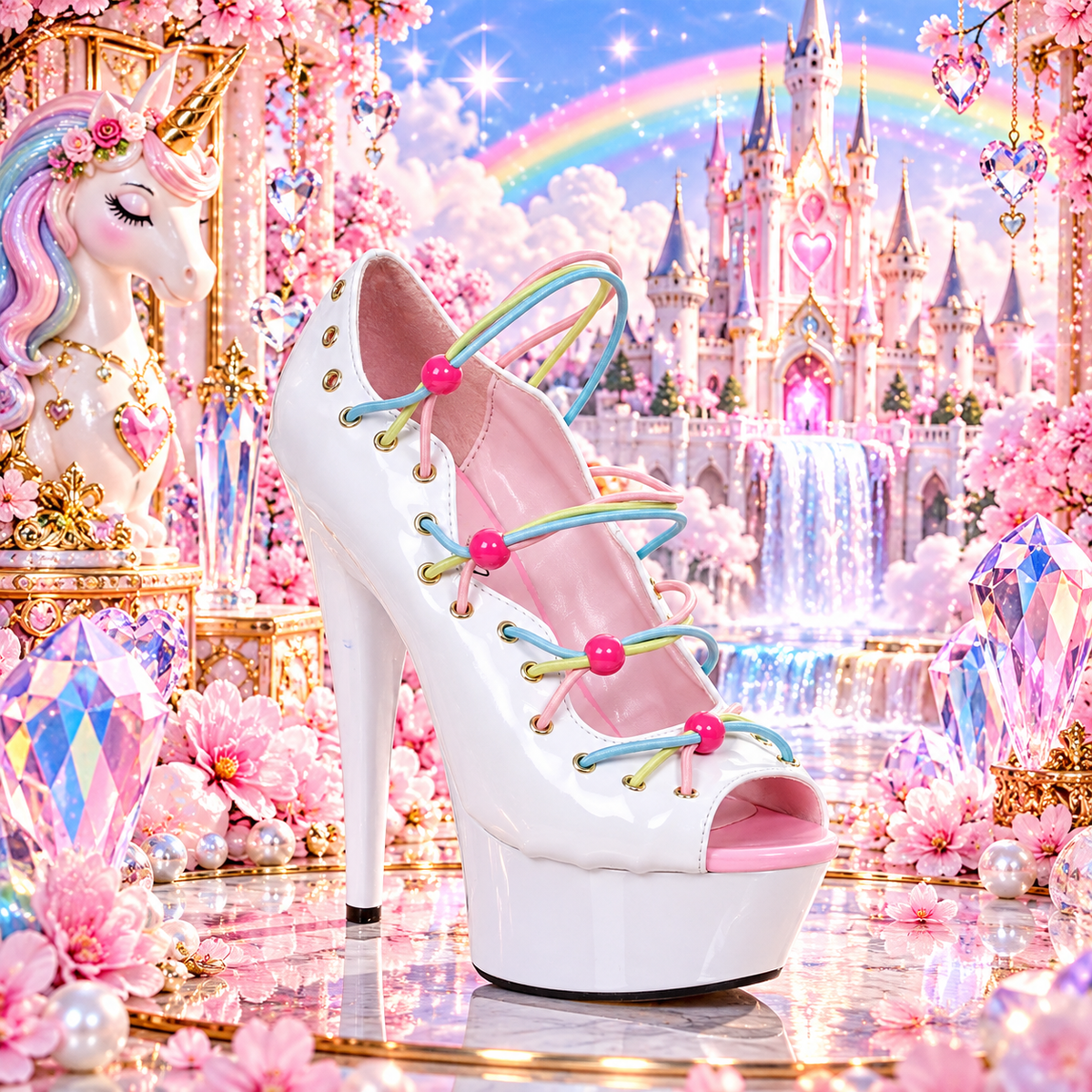 609-UNICORN 6" Pointed Stiletto Sandal.
