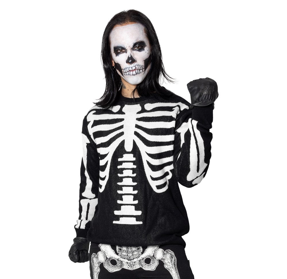 Ribcage Skeleton Bones Sweater