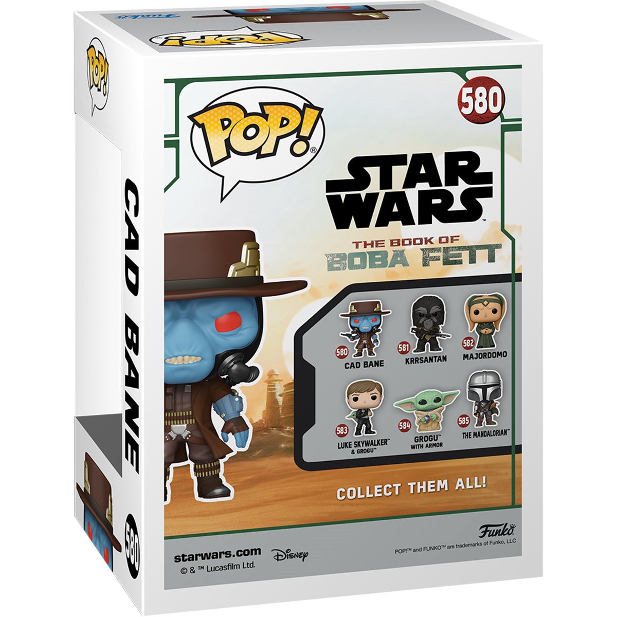 Star Wars: Book of Boba Fett Cad Bane Pop! Vinyl Figure #350