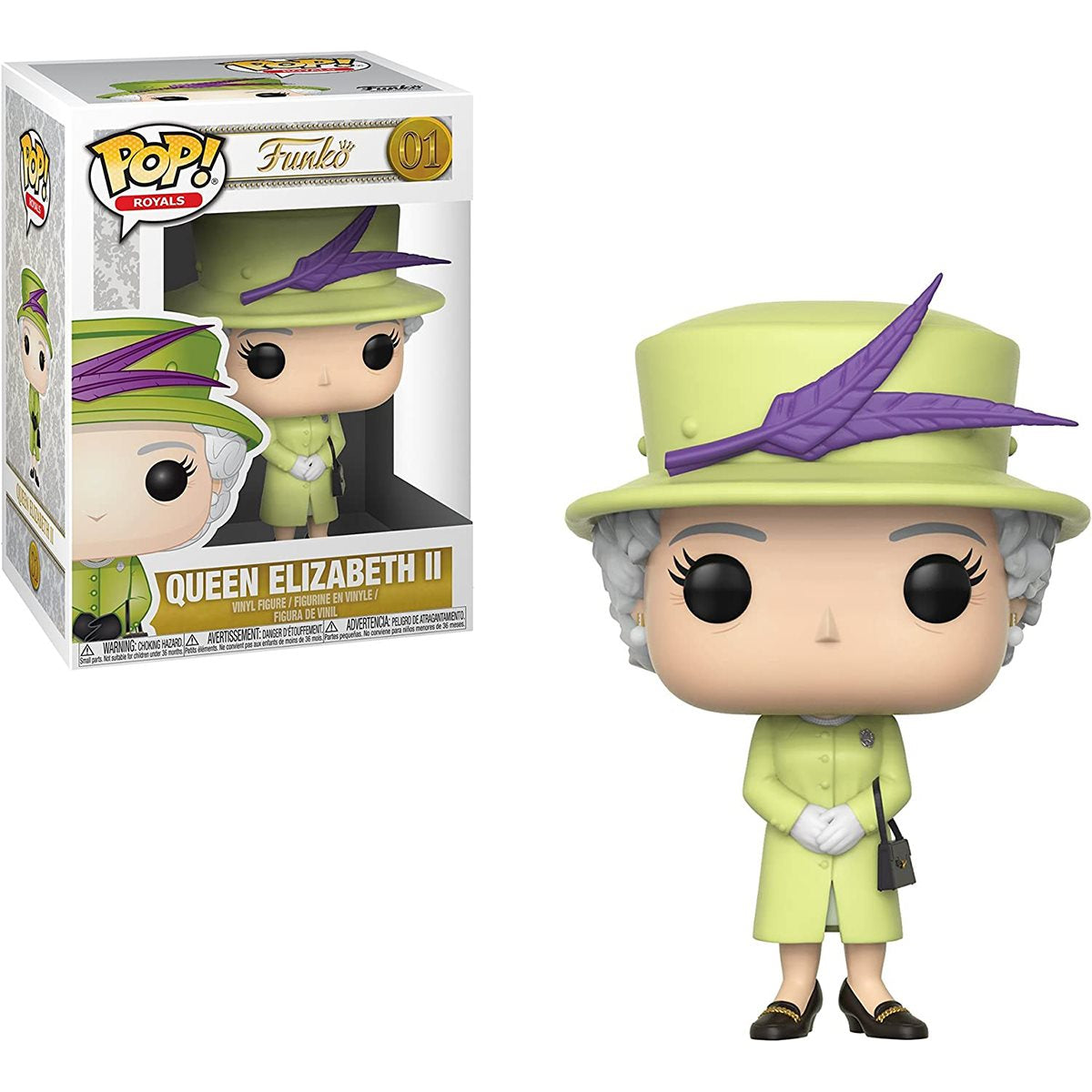 Royals Queen Elizabeth II Green Funko Pop! Vinyl Figure #01