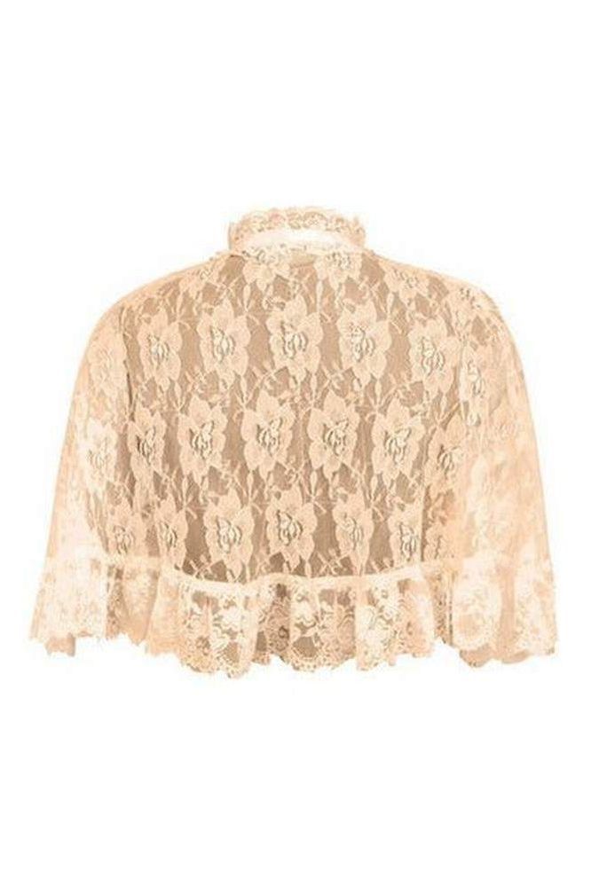 Ivory Lace Cape - Daisy Corsets