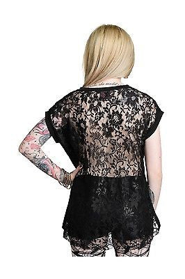 Nala Rose Key Heart Hip Crypt Too Fast Goth Halloween Spooky Season