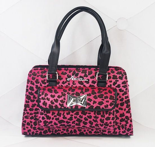 Cosmo Pink Leopard Handbag