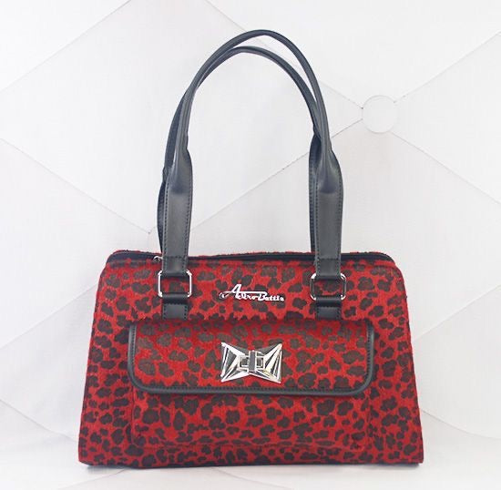 lux de ville leopard purse