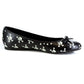 016-CROSSBONES Ellie Shoes  Glow In The Dark Skull Ballet Flat. Women FLATS SALES 2 IN
