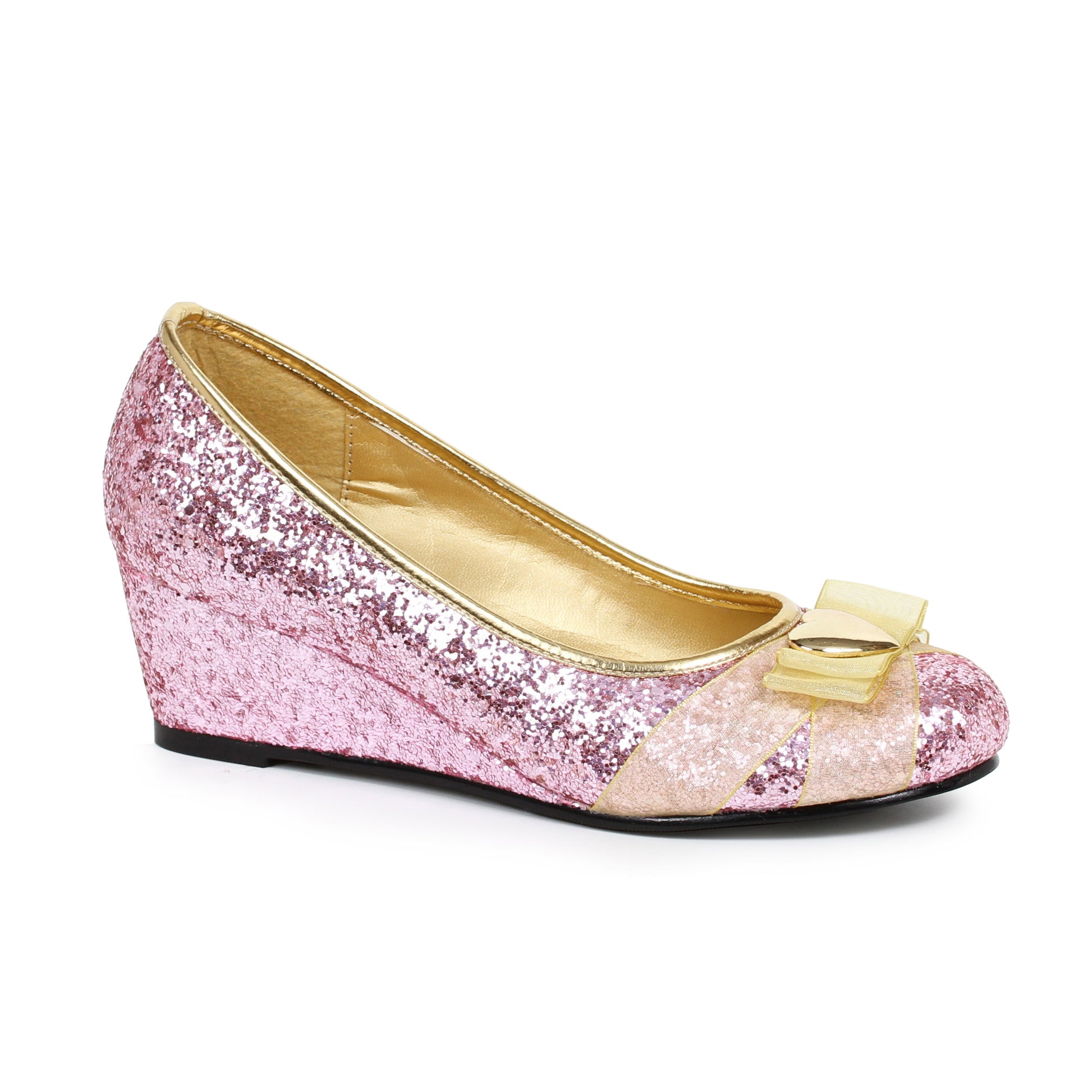 018-PRINCESS Ellie Shoes Women's Glitter Princess Shoe with Heart décor 2 INCH HEEL