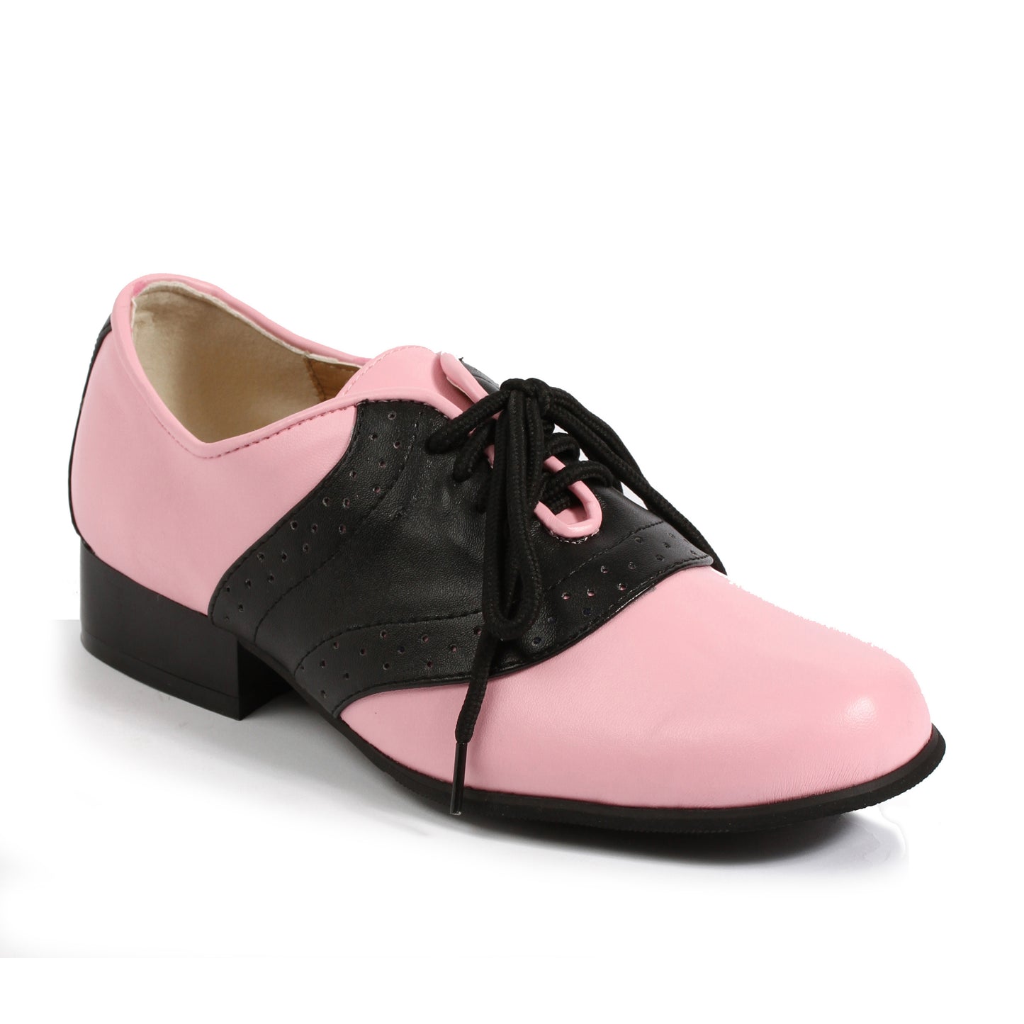 105-SADDLE Ellie Shoes 1" Heel Women Saddle Shoe. FLATS