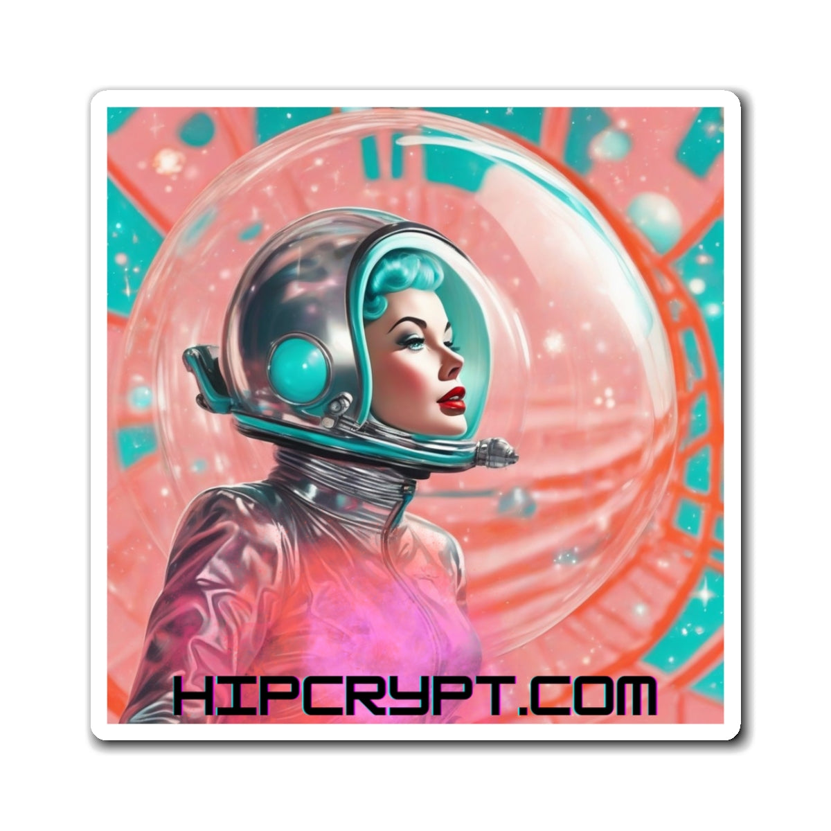 Space Cowgirl #1 Magnet