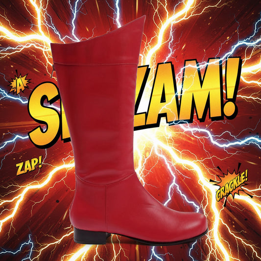 121-SHAZAM 1031 Shoes 1"Heel  (Mens Sizes) KNEE HIGH