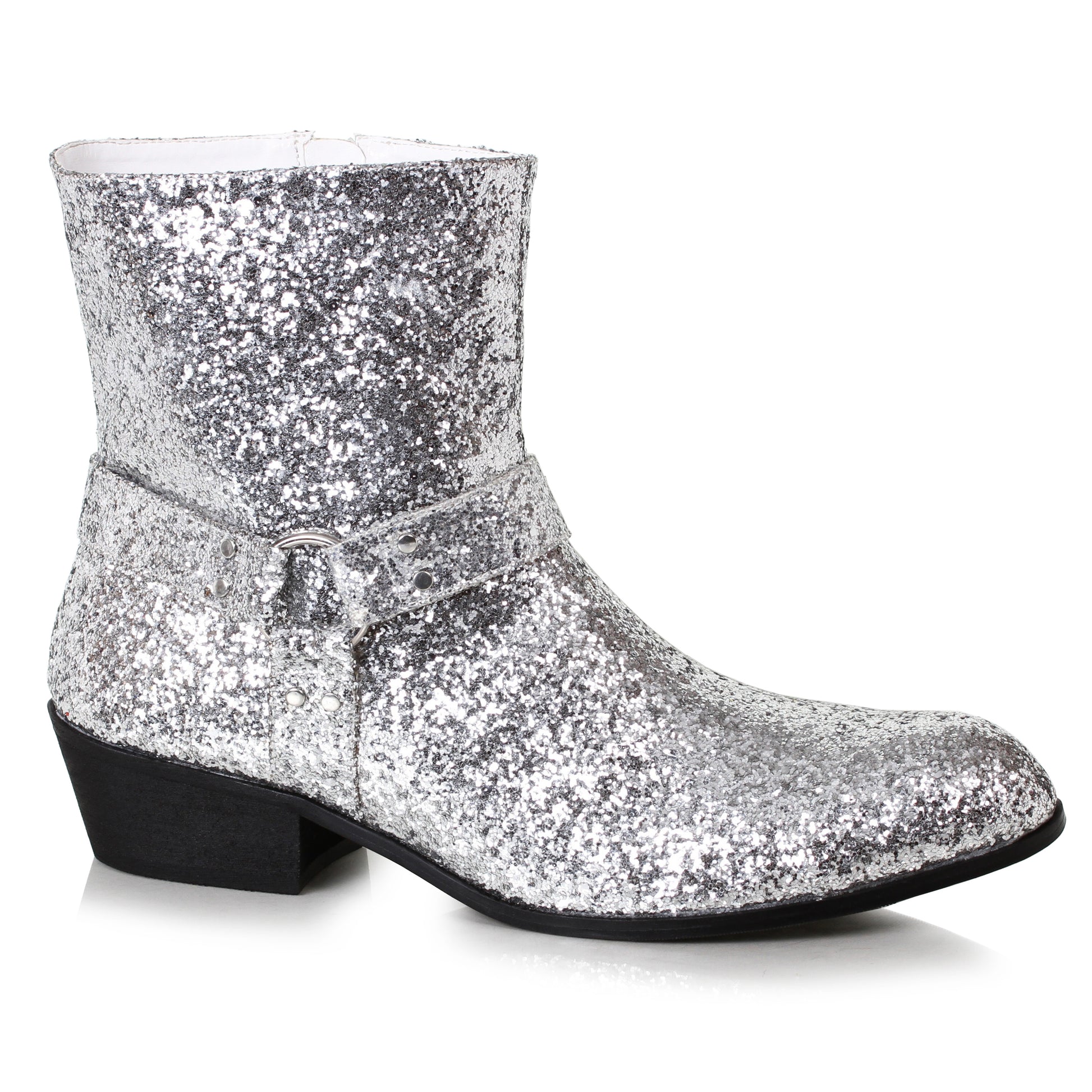 129-FEVER 1031 Shoes 1.5" Glitter Calf Boot. (Mens Sizes) 