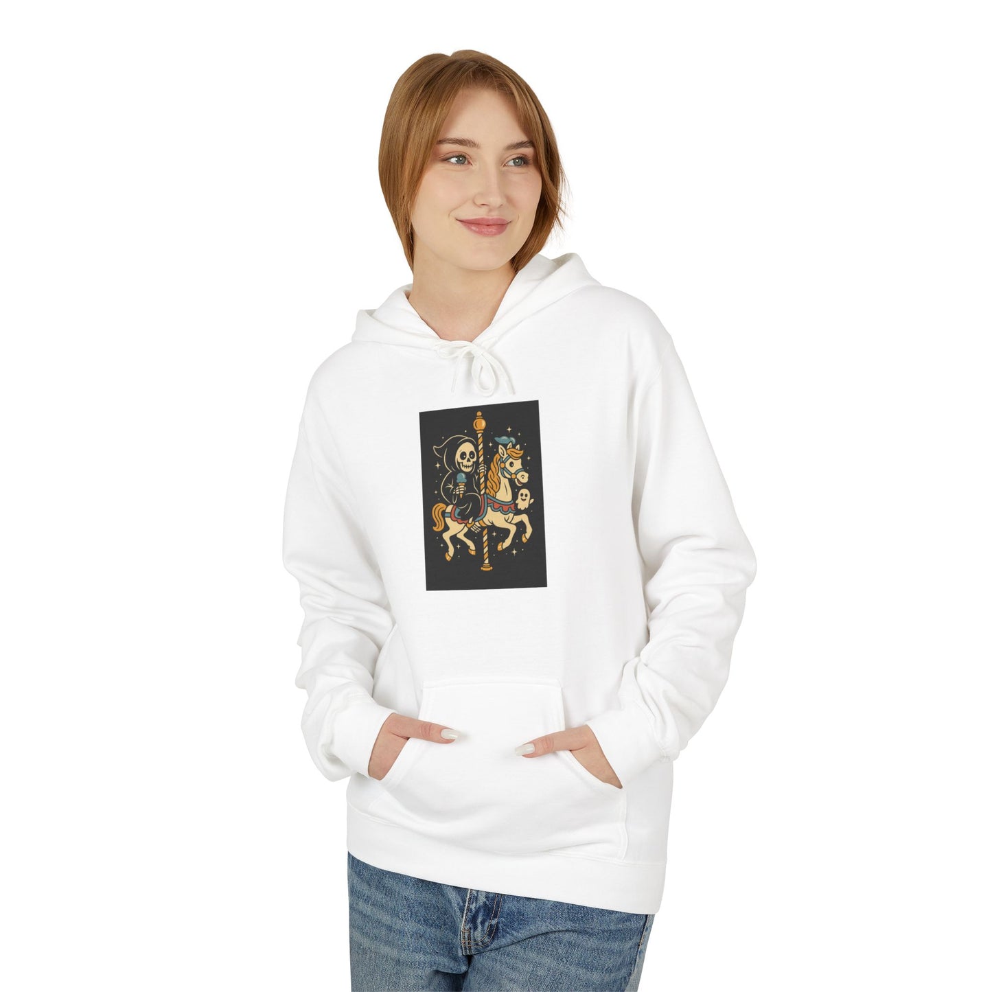 Death on the Carousel Graphic Hoodie