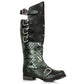 158-DRAGO 1031 Shoes 1.5" Mens Dragon Boot With Removable Cuffs FLATS KNEE HIGH