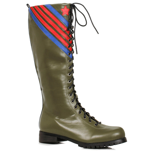 181-DANIKA Ellie Shoes 1" Inch Womens Knee High Boot FLATS KNEE HIGH