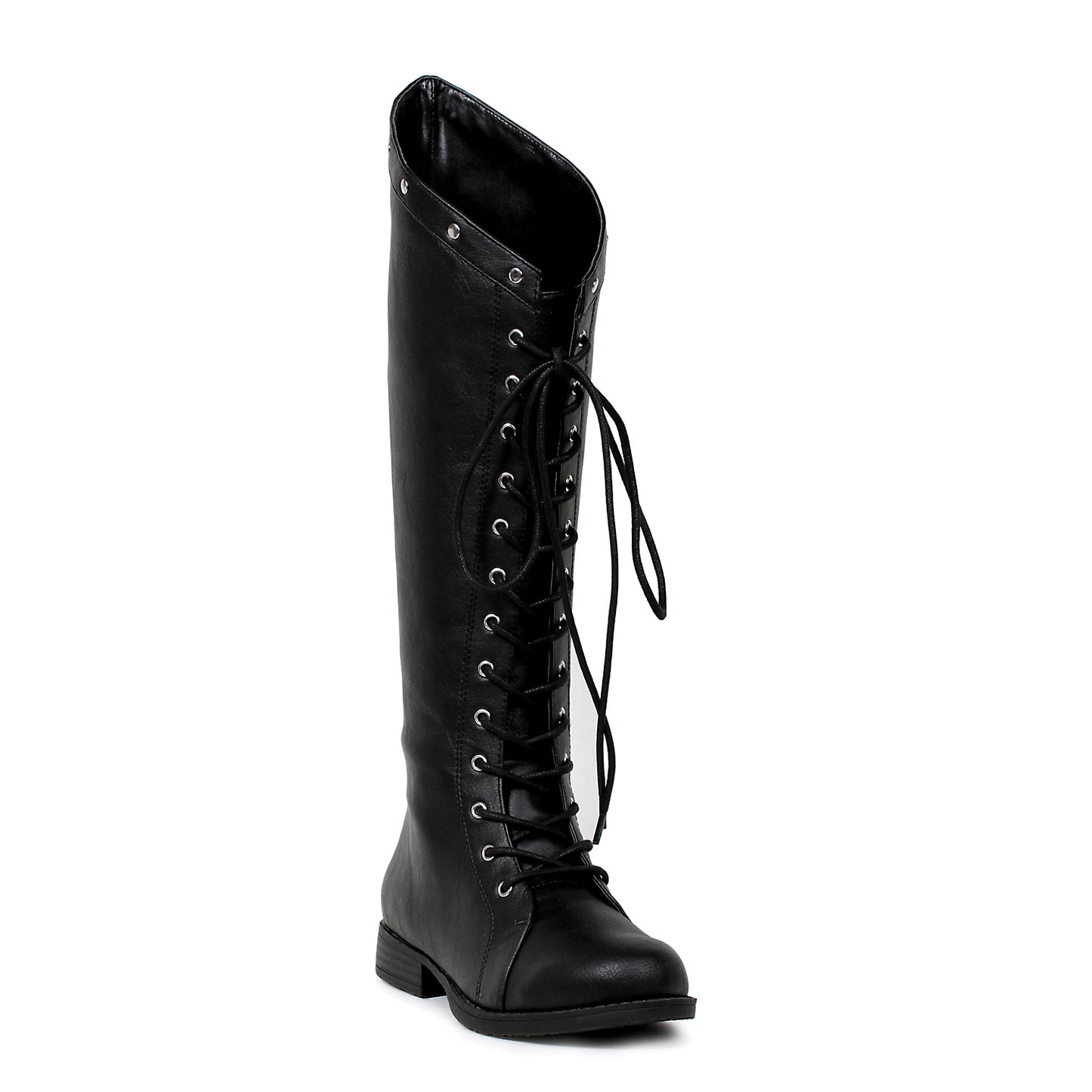 181-HUNTRESS Ellie Shoes 1" Inch Womens Knee High Boot KNEE HIGH