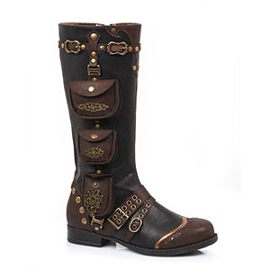 181-SILAS 1" Inch Womens Steam Punk Boot