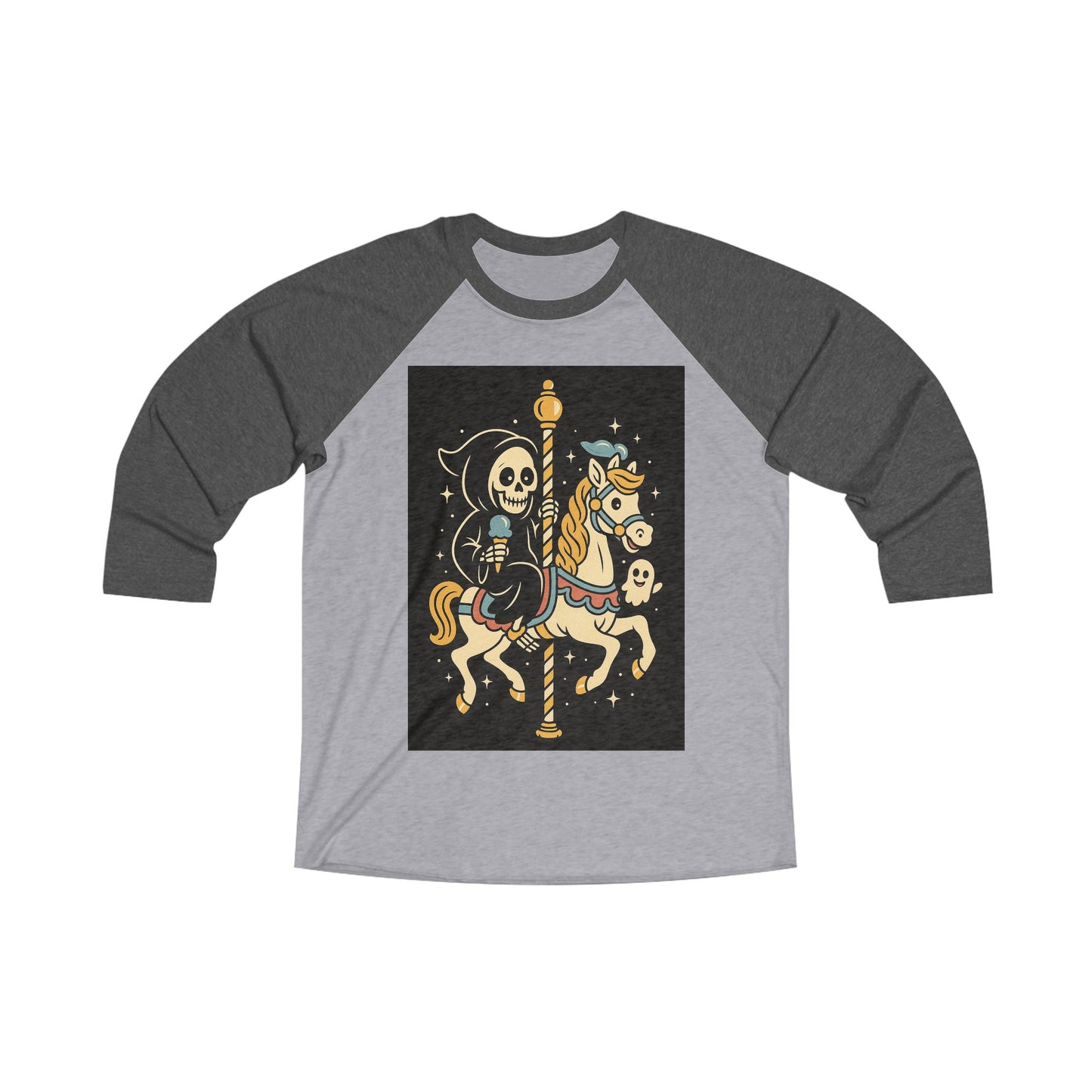 Death at the Carousel Raglan Tee