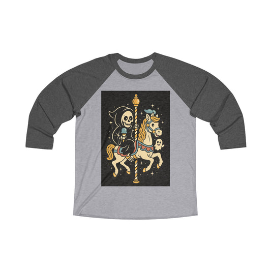 Death at the Carousel Raglan Tee
