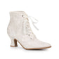 253-ELIZABETH Ellie Shoes 2.5" Heel Boot with Lace. ANKLE BOOT 2 INCH HEEL