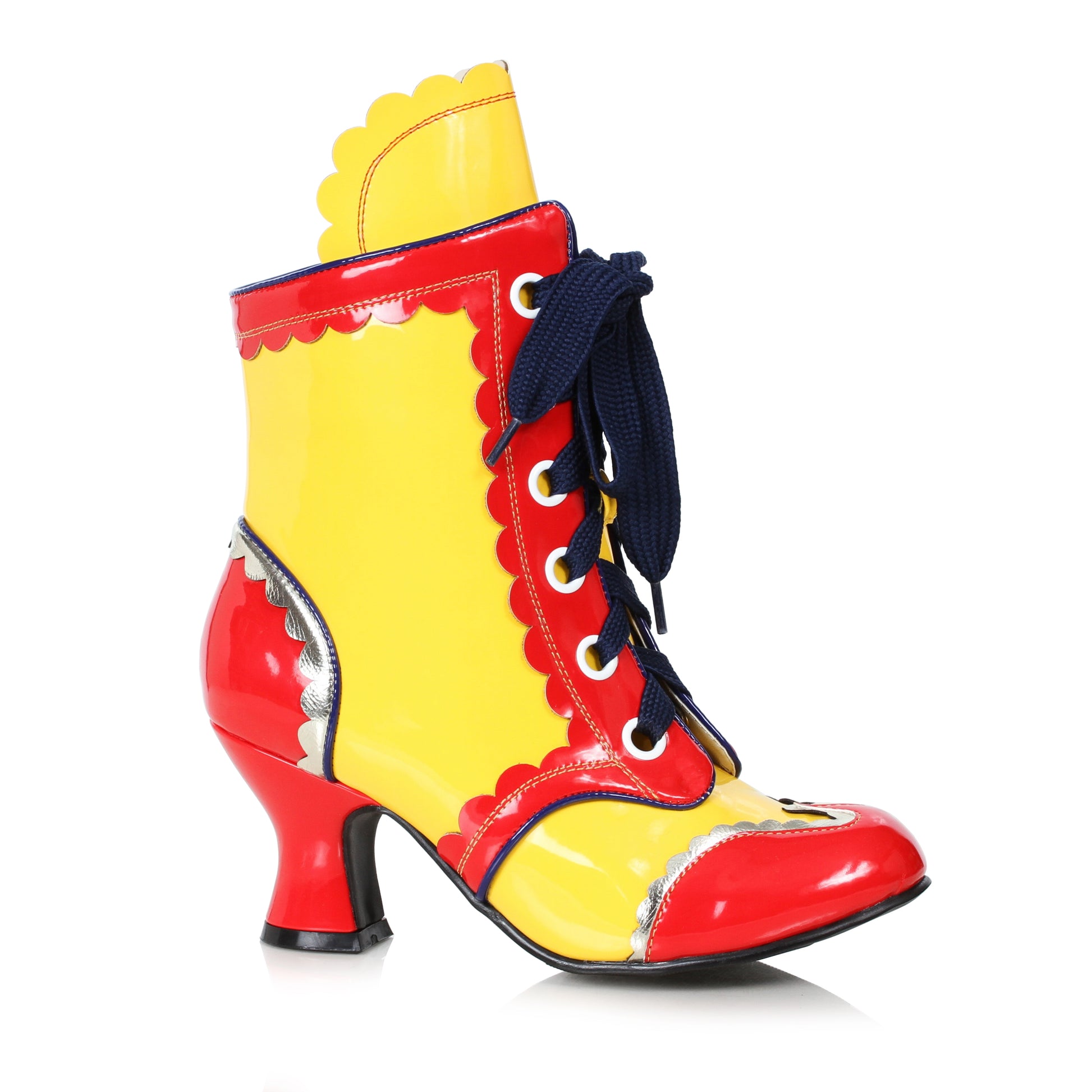 254-BUBBLES Ellie Shoes 2.5" Heel Clown Shoe ANKLE BOOT 2 INCH HEEL