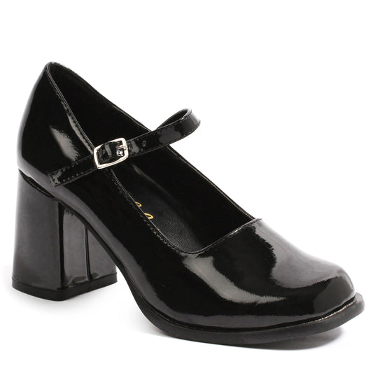 300-EDEN Ellie Shoes 3" Heel Mary Jane Shoe. EXTENDED S 3 INCH HEEL PUMPS
