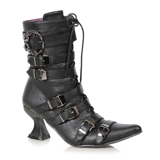 301-ROSITA Ellie Shoes 3" Heel Witch Shoe. ANKLE BOOT 3 INCH HEEL