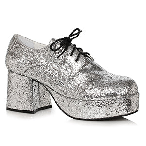 312-PATRICK 3" Heel Glitter Pimp Shoe. Mens.