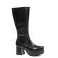 312-SIMMONS 1031 Shoes 3" Heel with Platform Boot. (Mens Sizes) KNEE HIGH SALES 3 IN