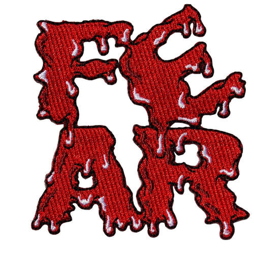 Fear Square Red Patch Hip Crypt Kreepsville